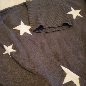 NWOT Turtleneck Star Sweater